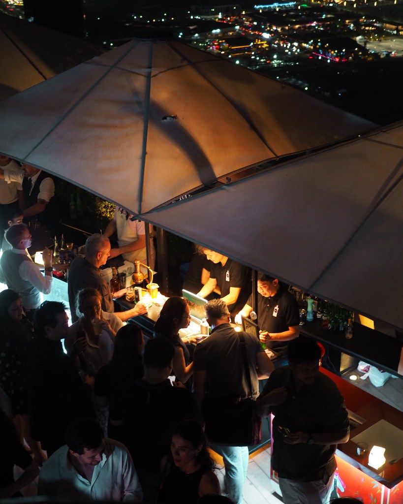 Regional bartenders and guests converging at the Phnom Penh Cocktail Festival 2026 at Sora, Rosewood Phnom Penh.